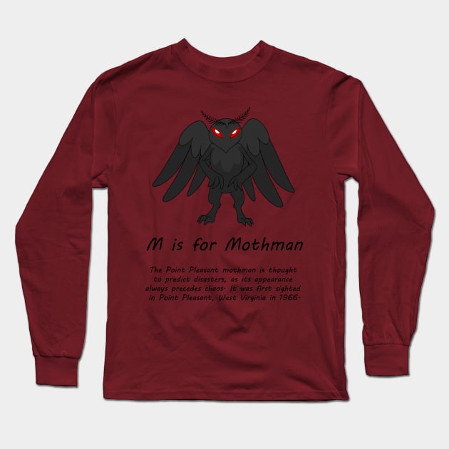 Mothman Long Sleeve T-Shirt by possumtees